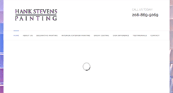 Desktop Screenshot of hankstevenspainting.com
