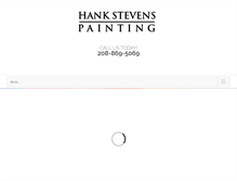 Tablet Screenshot of hankstevenspainting.com